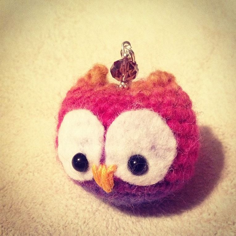 Pink Ombre Owl - free pattern
