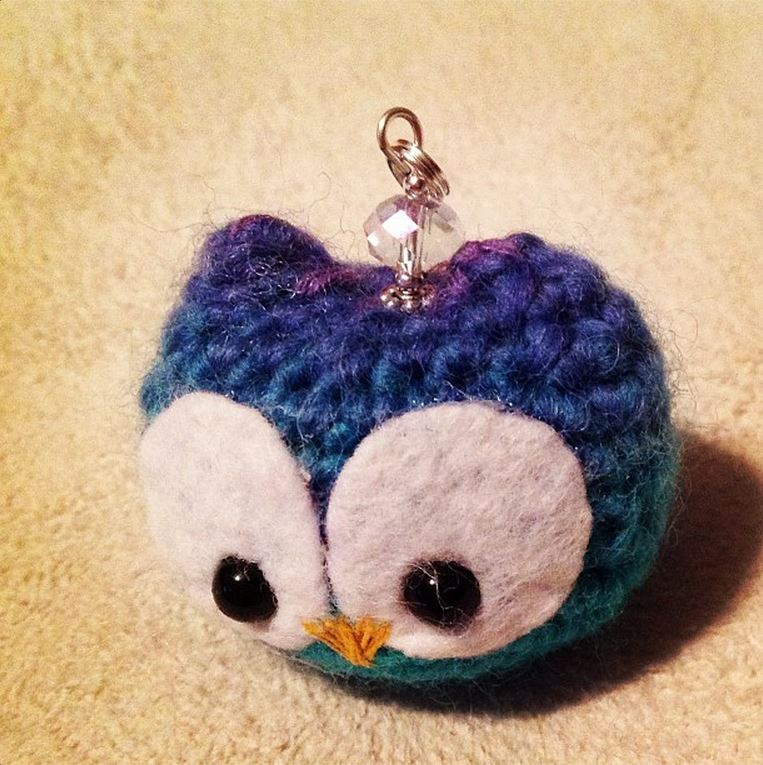 Blue Ombre Owl - free pattern
