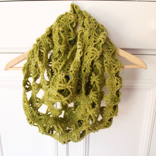 Candace Scarf in Lettuce - Malabrigo Worsted