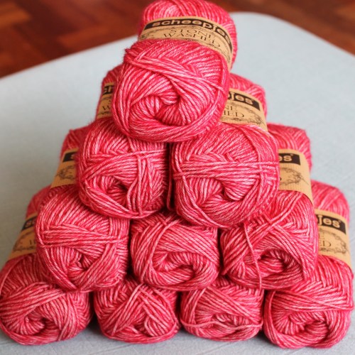 Scheepjes Stone Washed in Red Jasper #scheepjes #scheepjeswol #stonewashed