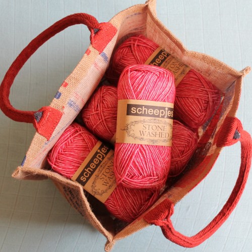 Scheepjes Stone Washed in Red Jasper #scheepjes #scheepjeswol #stonewashed