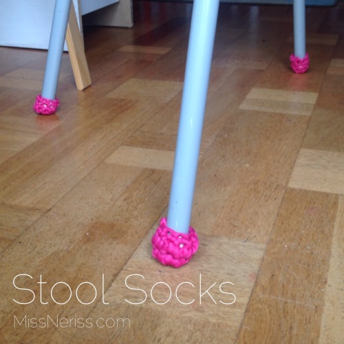 Stool Socks, made with zpagetti yarn on missneriss.com