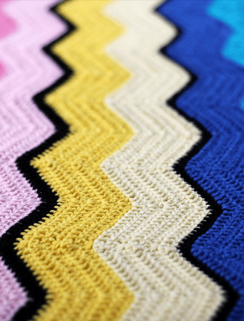 Haak Maar Raak's Vintage Ripple Blanket