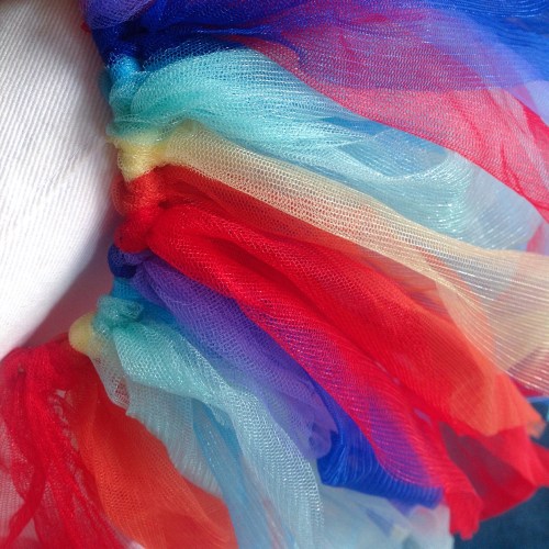 Rainbow tutu a design in progress, by MissNeriss