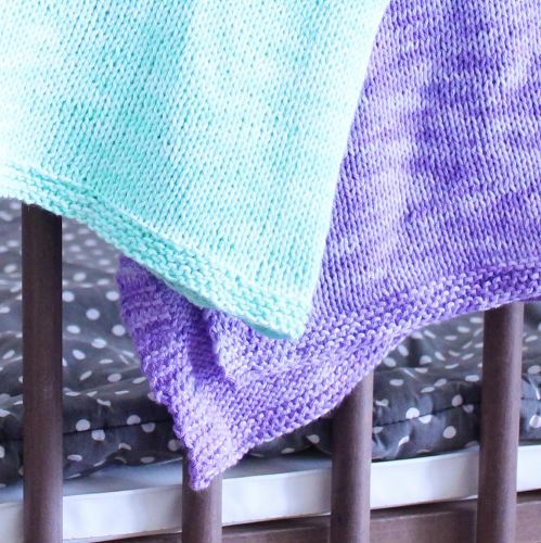 Colour Block Knit Blanket for Beginners using @Scheepjes Sunkissed by MissNeriss