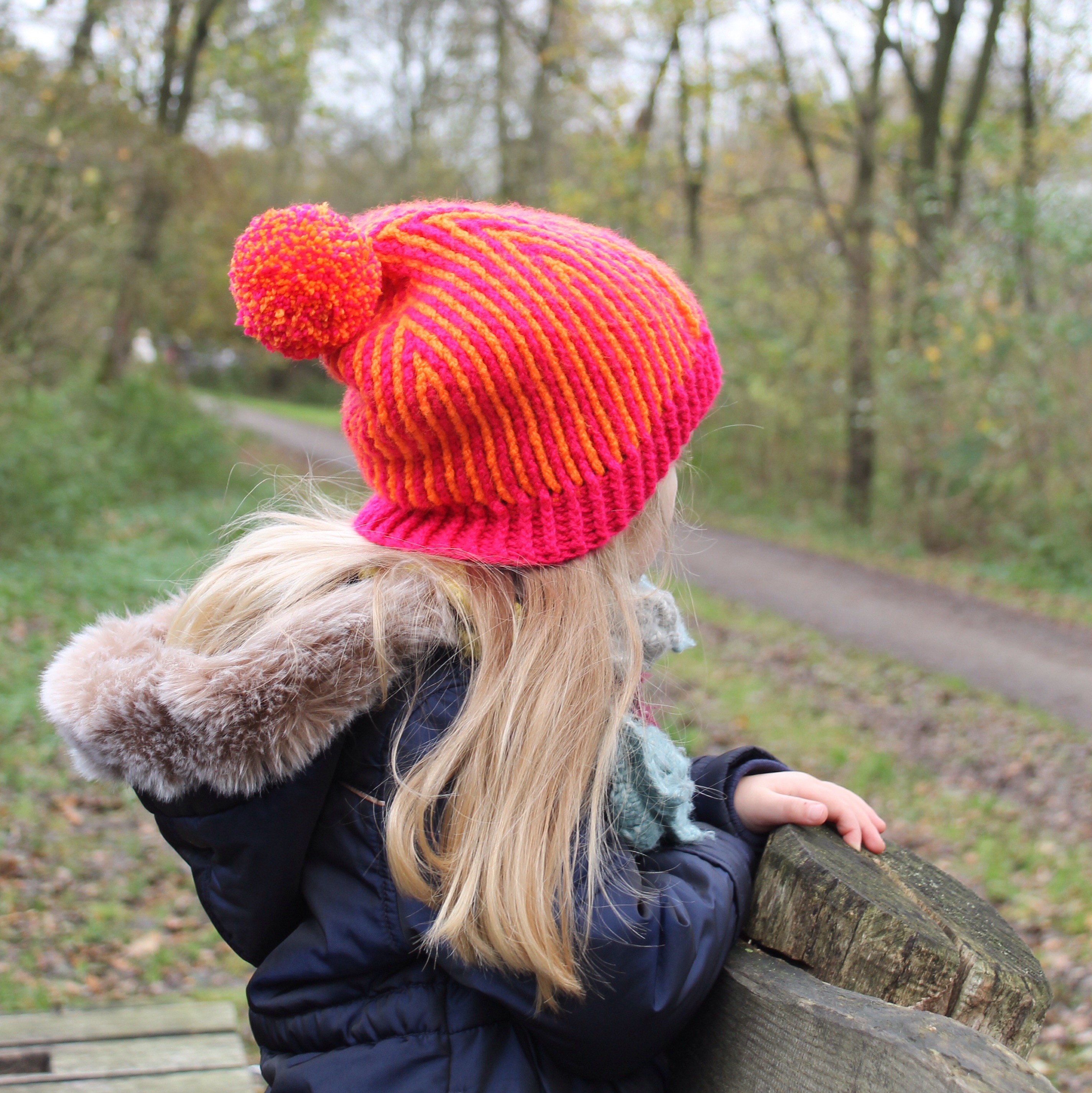 crochet brioche beanie in One Size Fits All, free tutorial on missneriss.com
