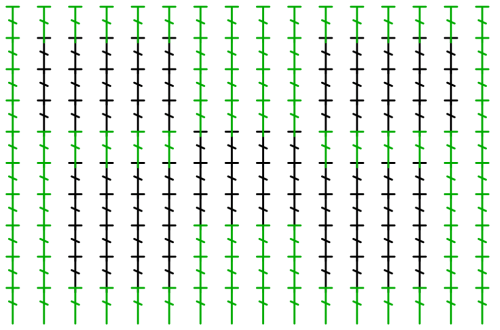 Minecraft logo crochet chart with free tutorial on missneriss.com