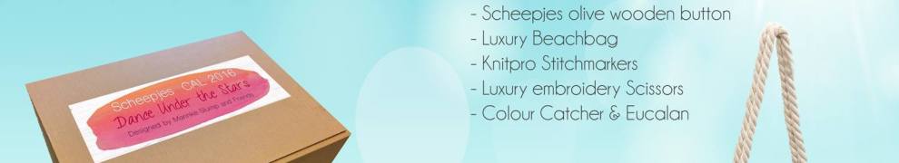 Here's what's inside the Basic and Luxury kits for the Last Dance on the Beach CAL by Scheepjes and Marinke Slump