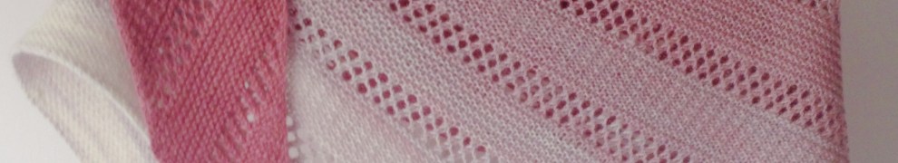 Winterlight shawl. Made with Dingo Dyeworks Fair Dinkum Dingo Tails and Winterlight pattern by Meg Gadsbey on Ravelry