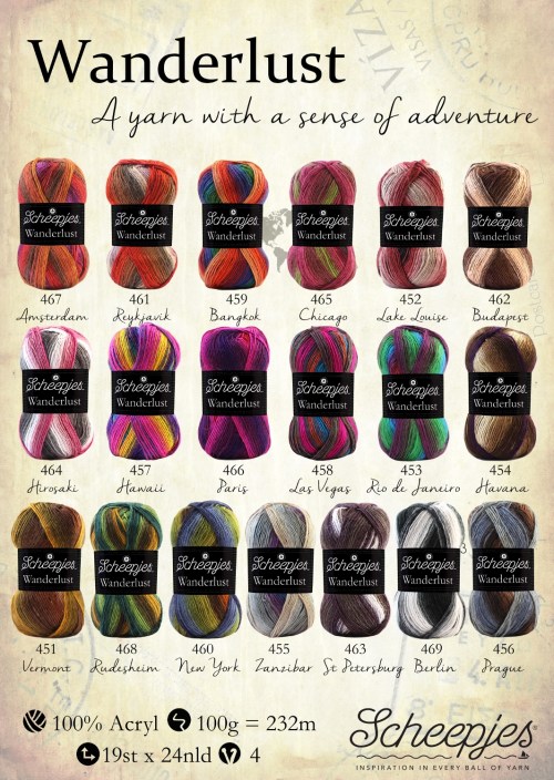 Wanderlust, by Scheepjes.