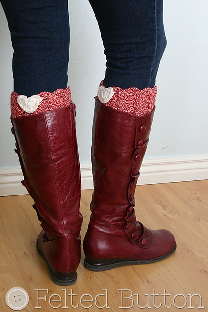 I heart bootcuffs by Felted Buttons: http://www.ravelry.com/patterns/library/i-3-boot-cuffs
